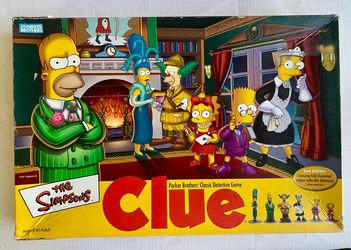 Vintage 2002 The Simpson’s Clue Board Game