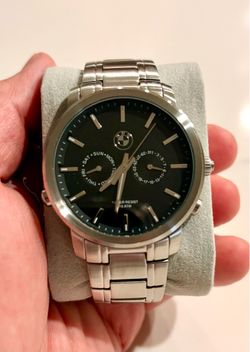 Genuine BMW Men’s Stainless Steel Watch – Swiss Movement – 42mm