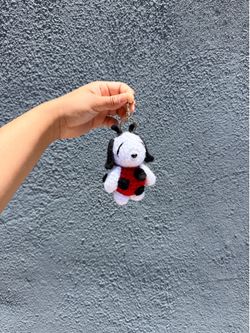 Crochet ladybug snoopy