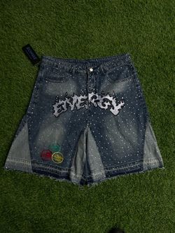 ROMWE MEN DENIM JORTS