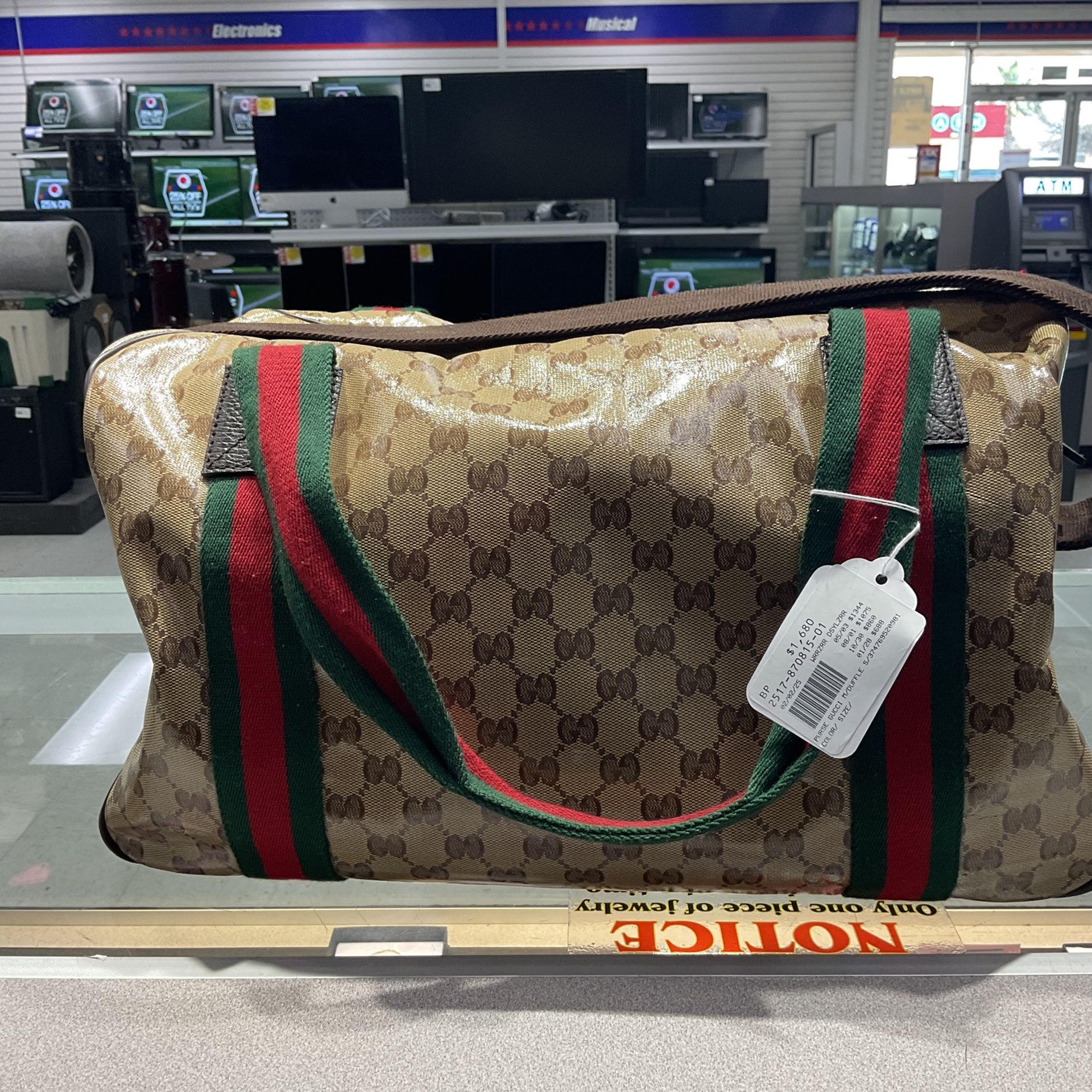Gucci Duffle Bag