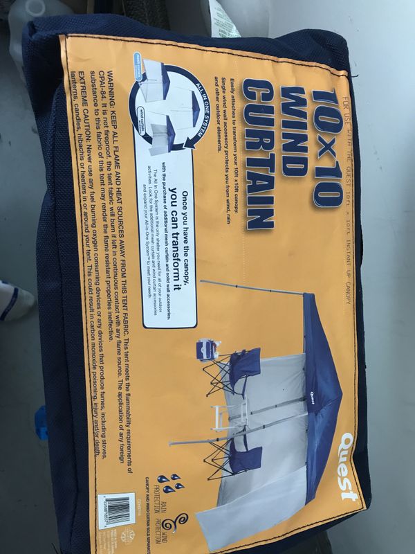 10 X Wind Curtain For Canopy In San Go Ca Offerup 10 X Wind Curtain For Canopy