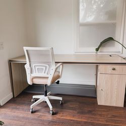 Desk + chair