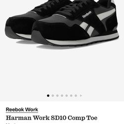 Women’s Reebok Steel Toe Shoes Black And White 