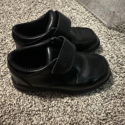 Toddler Black Sperry Dress Shoes size 9.5