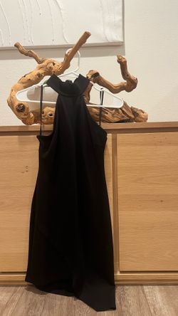Nasty Gal High Neck Asymmetrical Black Dress Women’s Medium