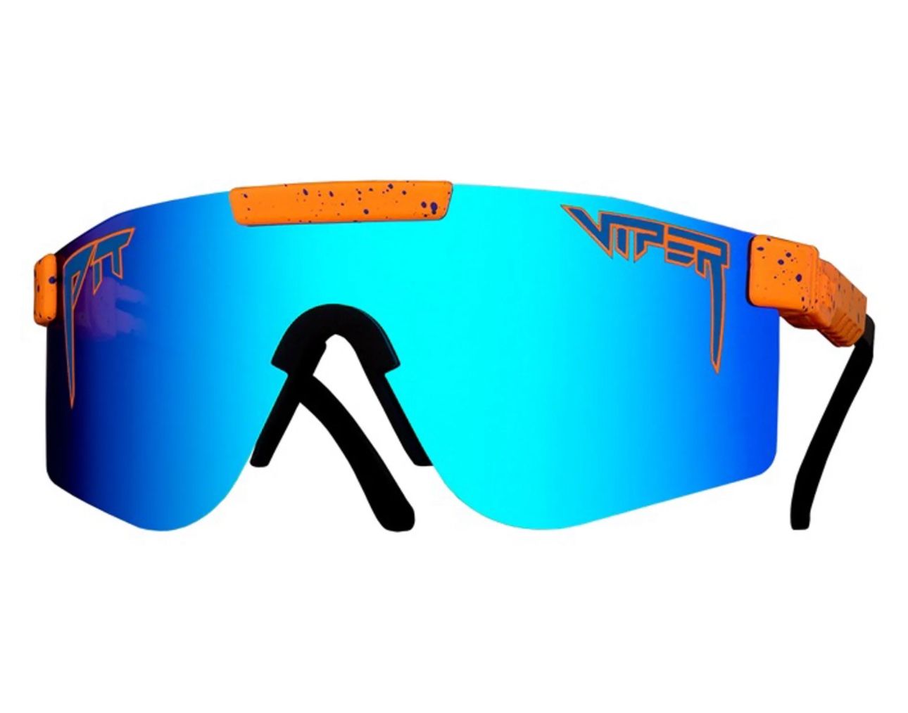 Pit Viper The Crush Double Wide Polarized Blue Revo Mirror New !!