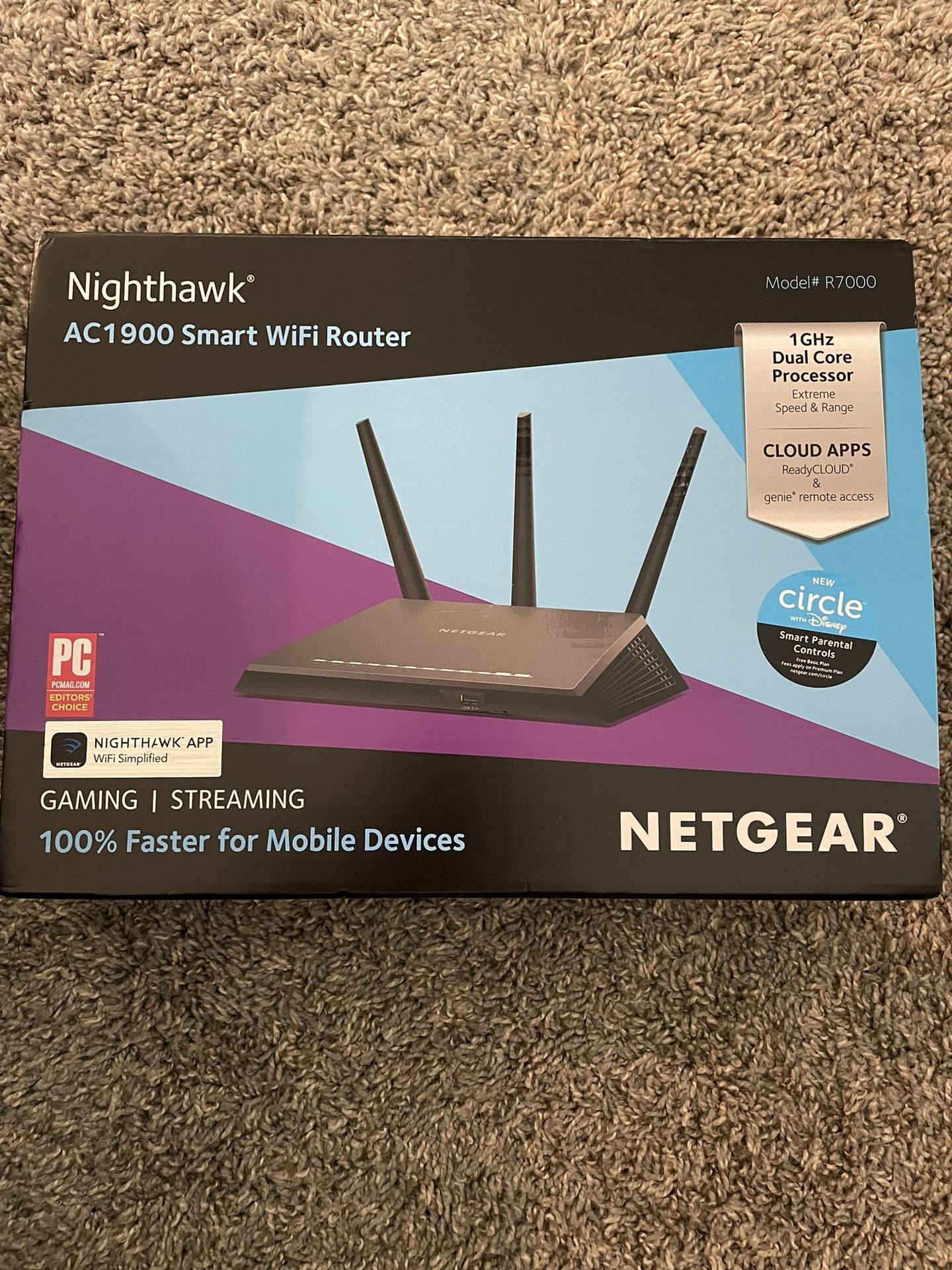 NETGEAR Nighthawk Smart Wi-Fi Router AC1100