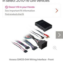 Axxess GMOS-044 Wiring Interface & Axxess ASWC-1 Steering Wheel Control Adapter 