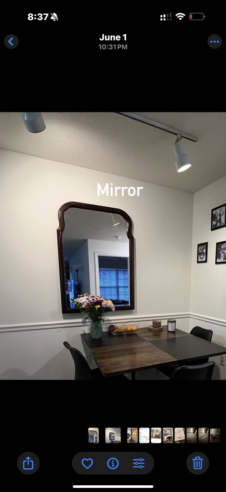 Antique mirror