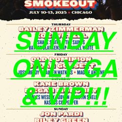 Windy City Smoke Out 2025 - United Center -Chicago (SUNDAY ONLY GA OR VIP AVAILABLE) - $250 EACH