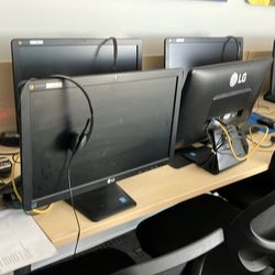 Free chrome monitors (unlicensed) with mouse and keyboard