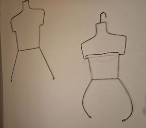 His and Hers metal forms