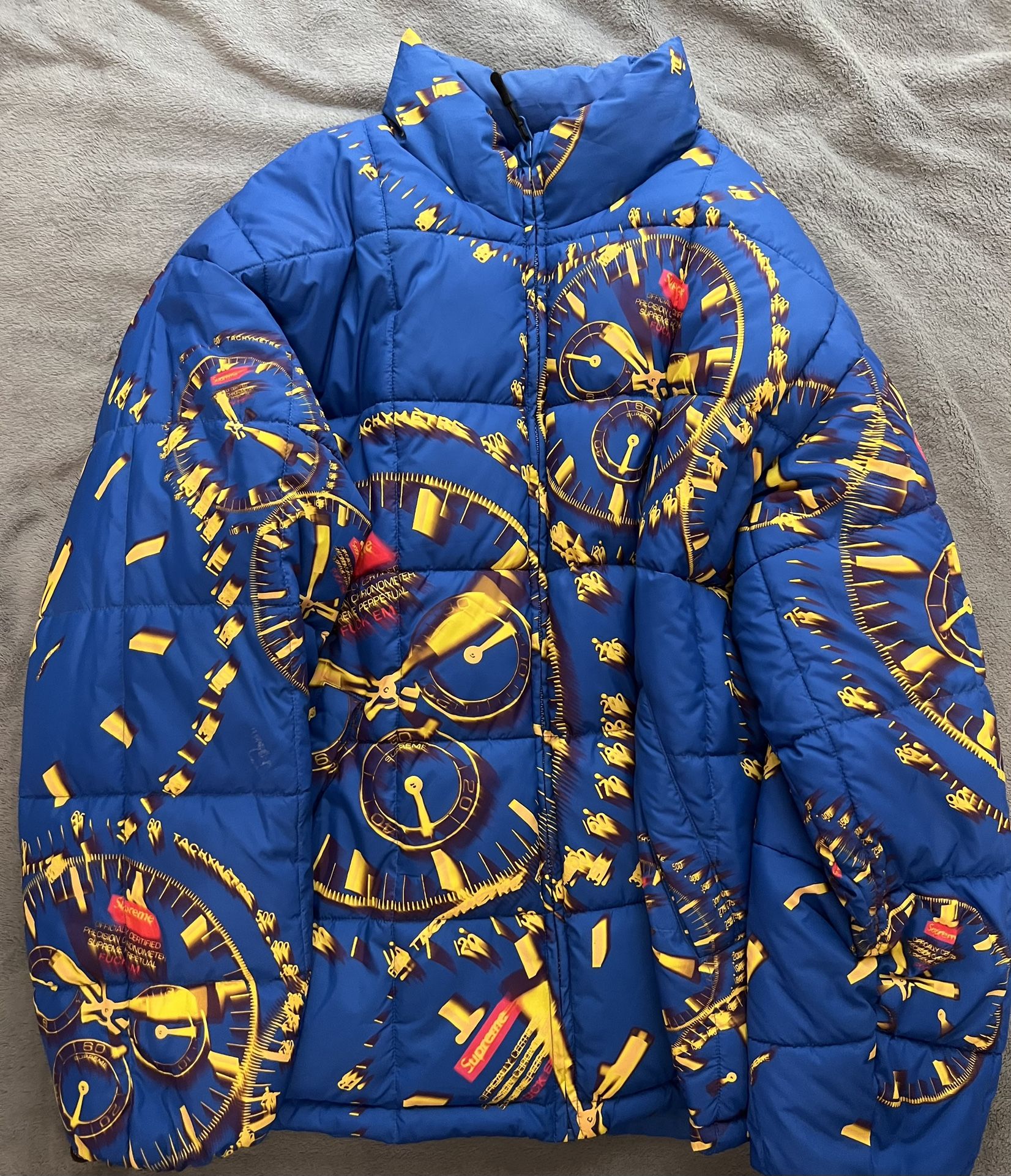SUPREME REVERSIBLE PUFFER JACKET XL
