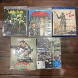 Lot of 5 Horror & Action Boutique Blu-ray