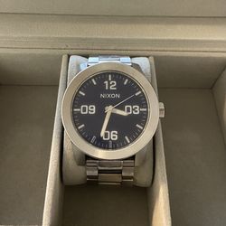 Nixon Corporal SS Blue Sunray Dial Stainless Steel Watch