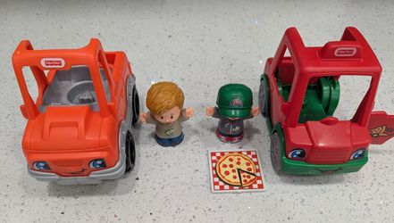Fisher Price Little People trucks and figures