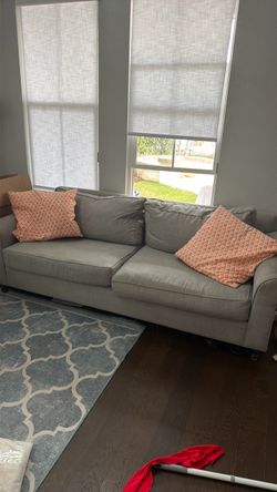 Upholstered Gray couch
