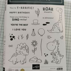 Stampin Up Darling Dinos w/Dies