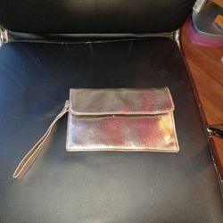 Metallic Gold Super Cute Wristlet Clutch