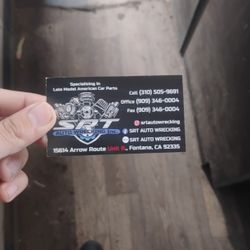 SRT  Auto Wrecking Inc Specislizing In Late Model American Car Parts 