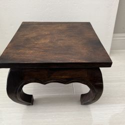 Universal 14” Solid Wood Stand Brown New