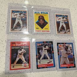 Topps And Donruss Vintage Baseball Cards. Sleeved And Top Loaded. Gwynn. Ripken. Many More
