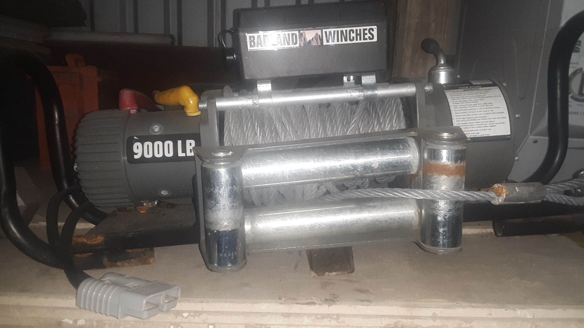 Badland winches 9000lb trade for a light bar set 50 inch