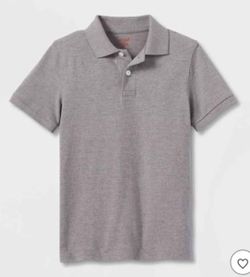 Boys' Short Sleeve Pique Uniform Polo Shirt Sze XL (14)  Cat & Jack