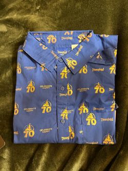 Disneyland 70th Anniversary Button-Up Shirt