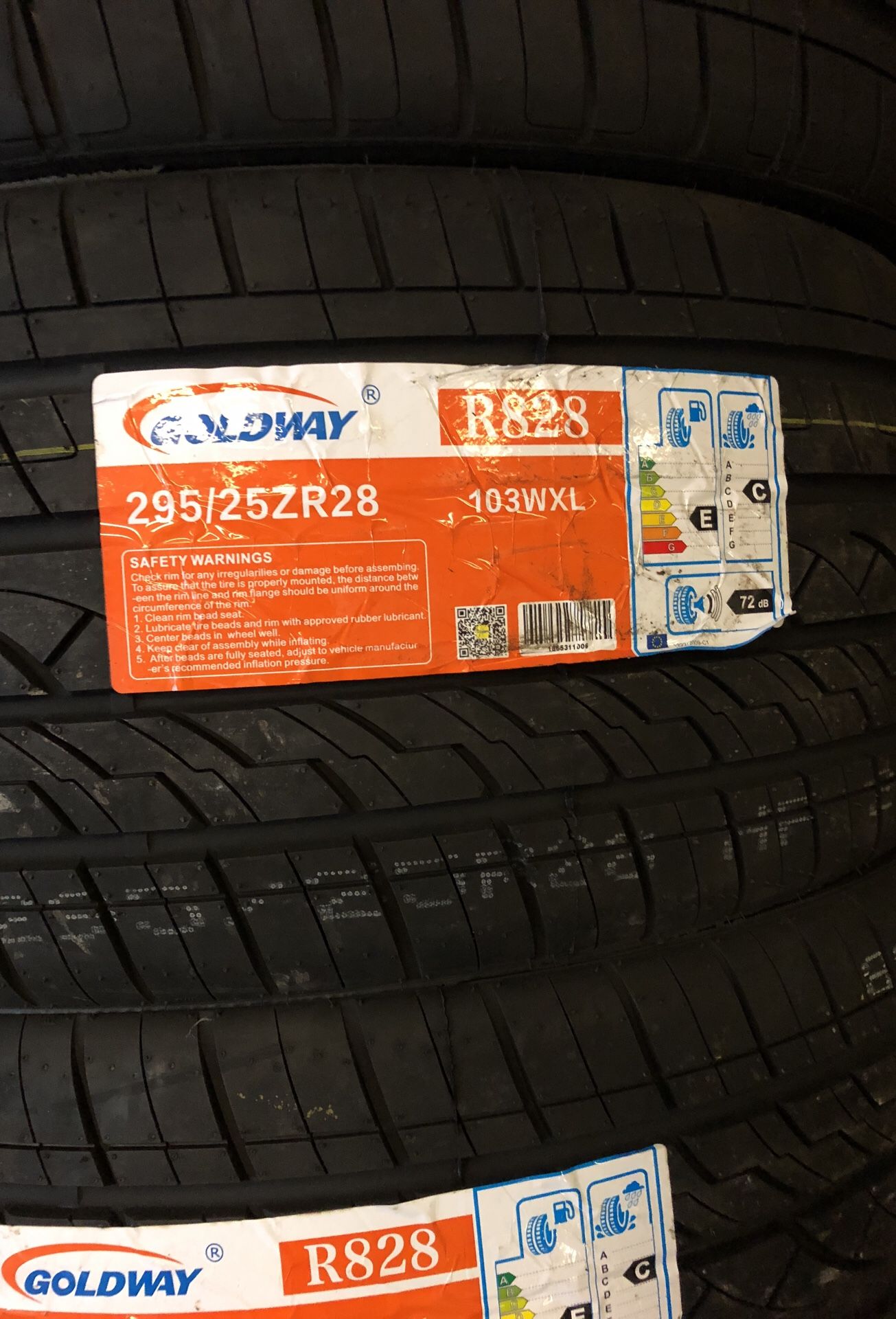 295/25/28 tires in stock