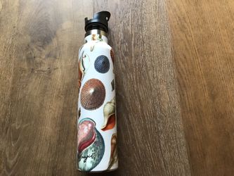 Bougie Water Bottle with 2 straws and a cleaning brush/ Never Used