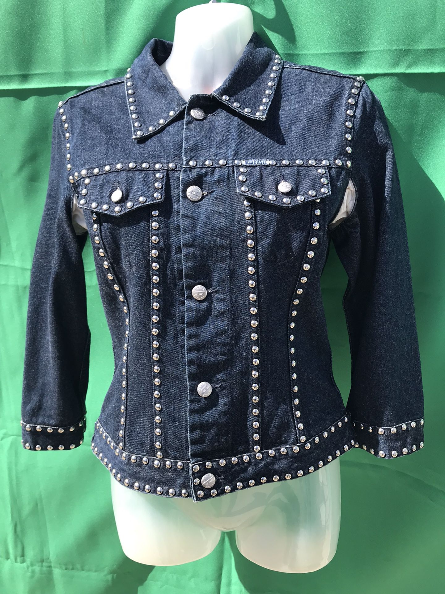 Rare Vintage Diesel Studs Denim Jacket