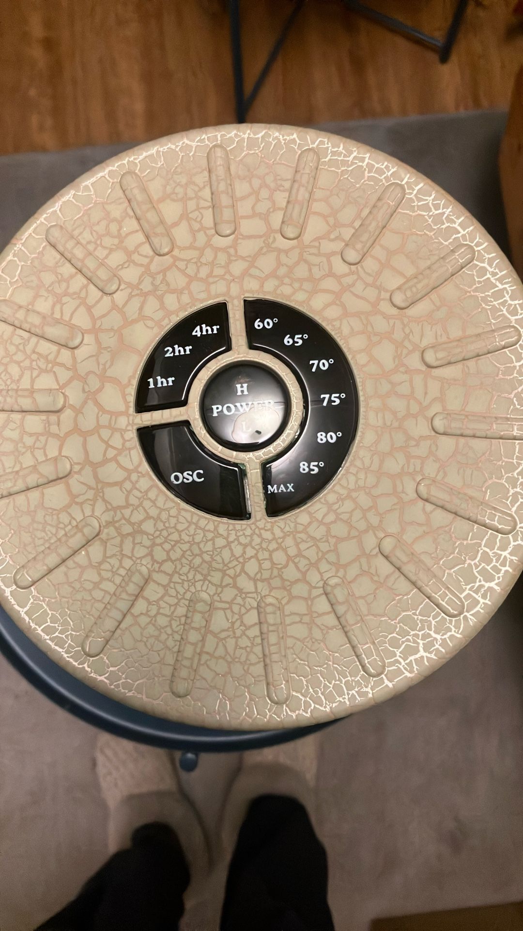 Ceramic Oscillating Space Heater Can