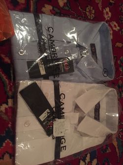 Boys dress shirt size L and M $6 obo