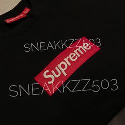 Supreme FW/22 Black Box Logo Crewneck