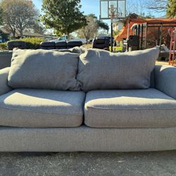 2 Piece Gray Sofa Set **FREE DELIVERY** Smoke Free/Pet Free