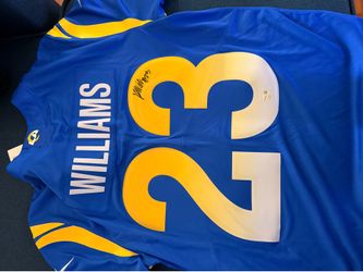 Rams #23 Kyren Williams Autographed Jersey