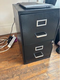 Metal file cabinet