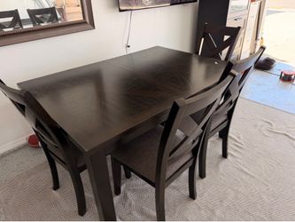 Office dining table set with bench and extension