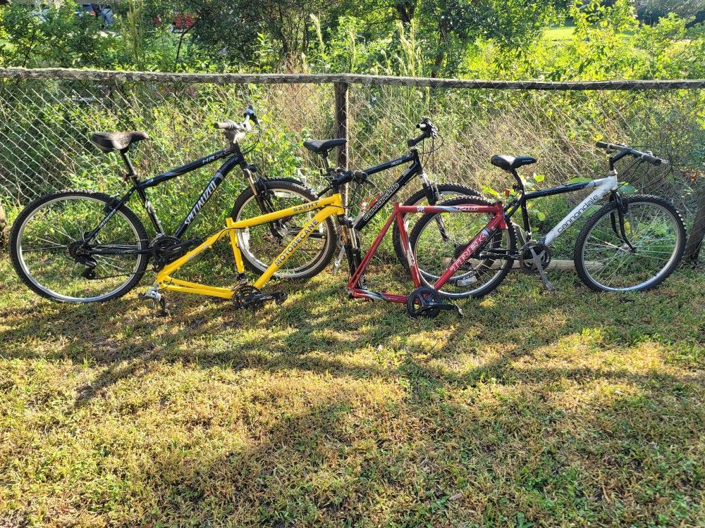 All Aluminum Mountain Bike Lot
