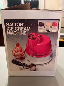 Salton Ice Cream Machine