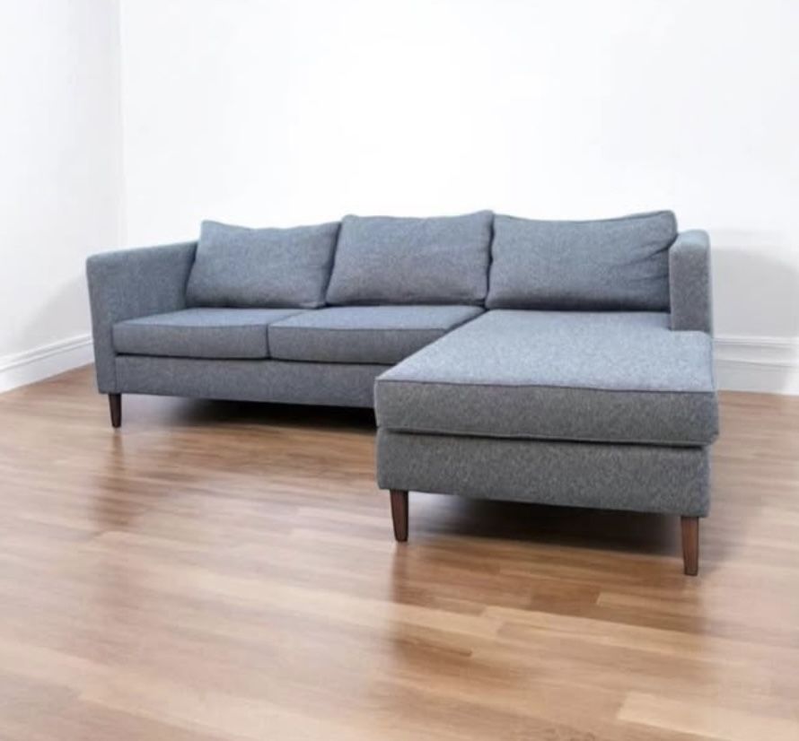 Gray Midcentury Modern Couch 🛻 Delivery Available🛻