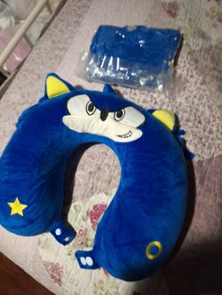 Travel Pillow.  New In Compressed Bag 