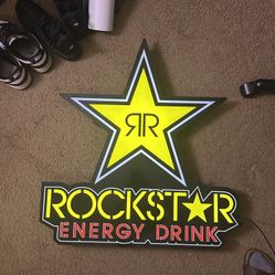 Rockstar Energy Light up Sign 