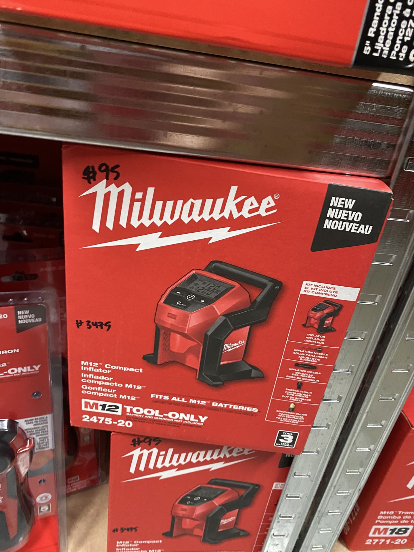 Milwaukee M12 Inflator