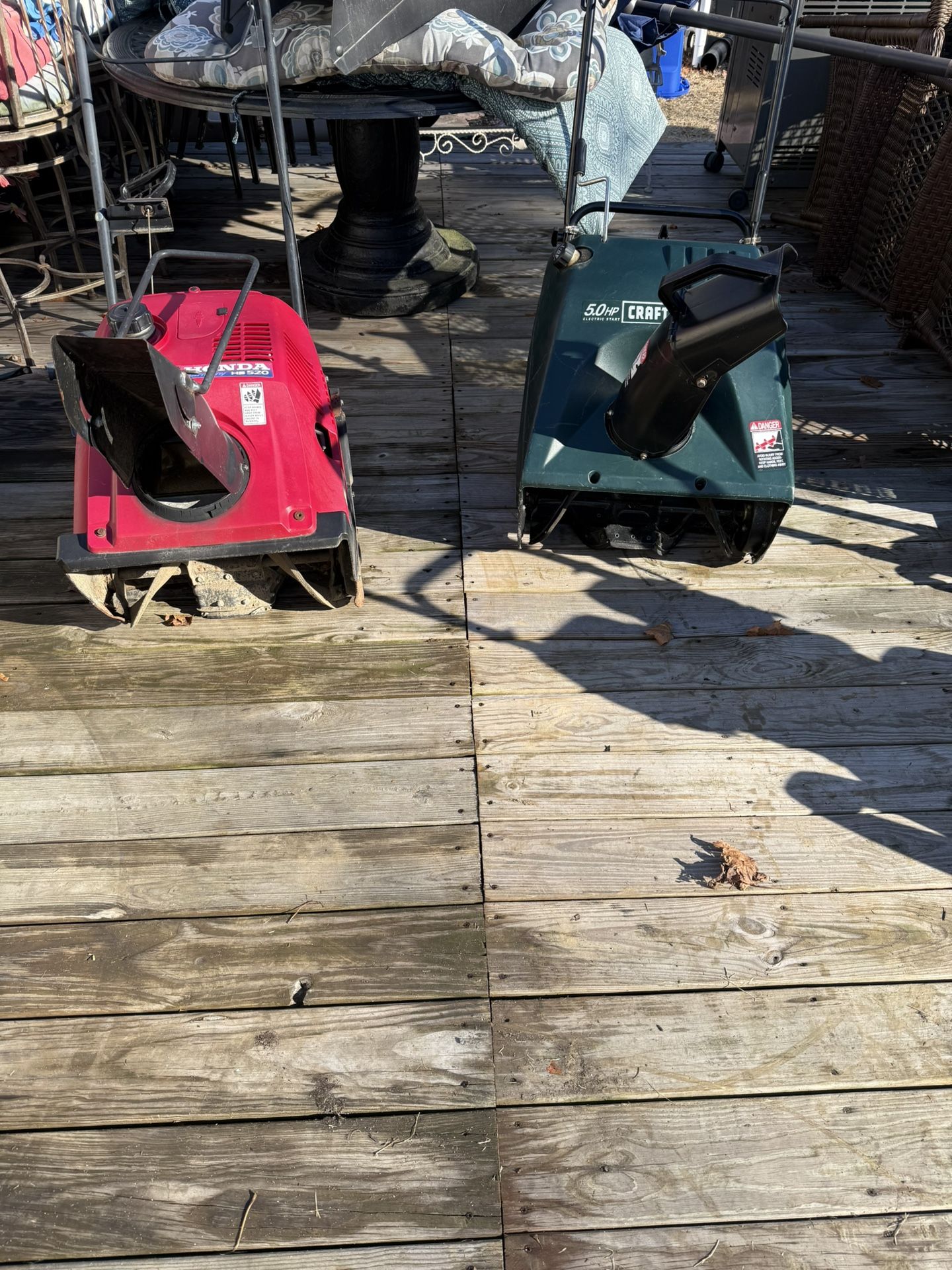 Snowblower By Honda And Craftsman