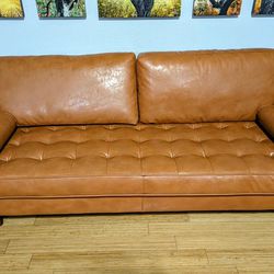 AllModern Leather Couch