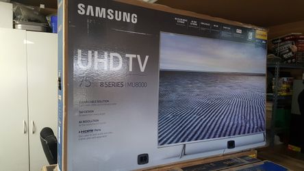TV Samsung 75", 4k, NU8000, 240 Hz, Dynamic Cristal Color, HDR, Bixby