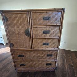 Bamboo dresser